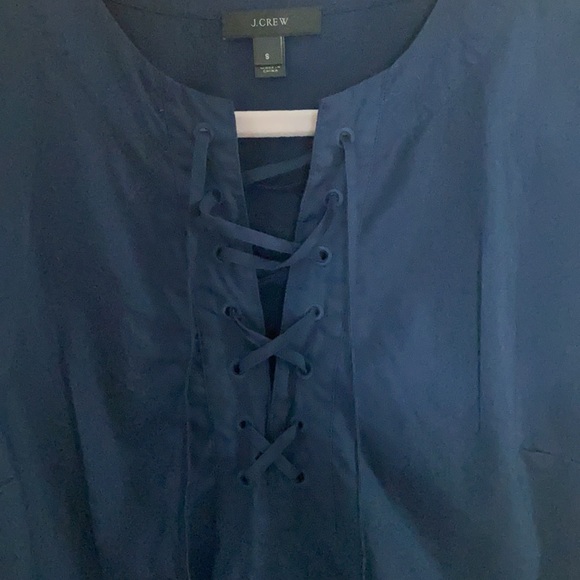 J Crew Lace Up Front Dress - Picture 2 of 5